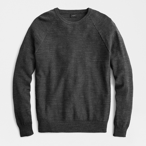J. Crew Sweaters Mens J Crew Slim Fit Rugged Cotton Sweater Gray
